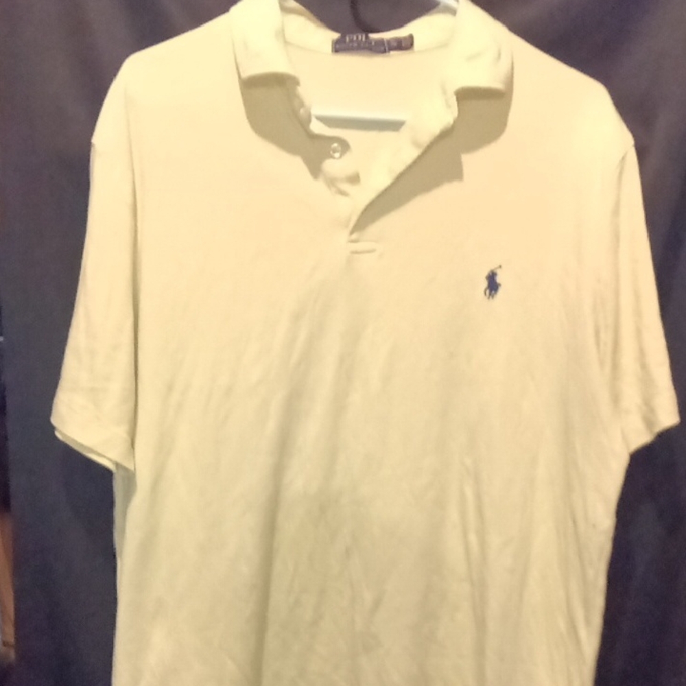 Polo by Ralph Lauren Men's Yellow Polo Shirt